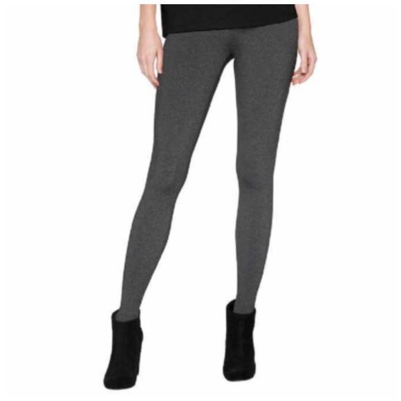Matty M leggings women's XL ponte pull on skinny crop stretch charcoal gray NEW - Picture 1 of 8